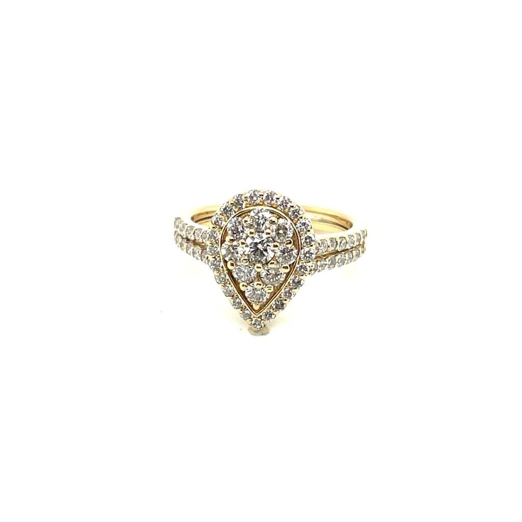 Lab Grown Diamond Fashion Ring E-F VS2-SI1 14K Yellow Gold 1.01cttw Size 6