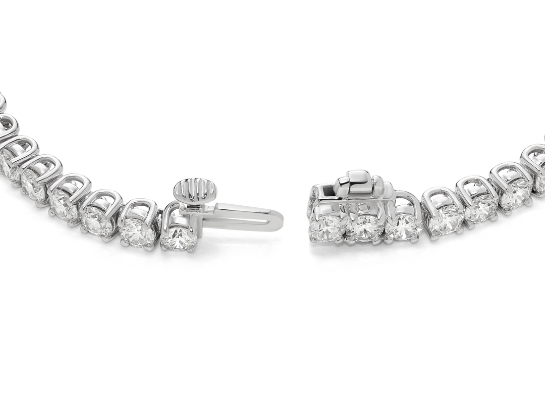 Lab-Grown Diamond Small Tennis Bracelet - E/F color, 7" length | White
