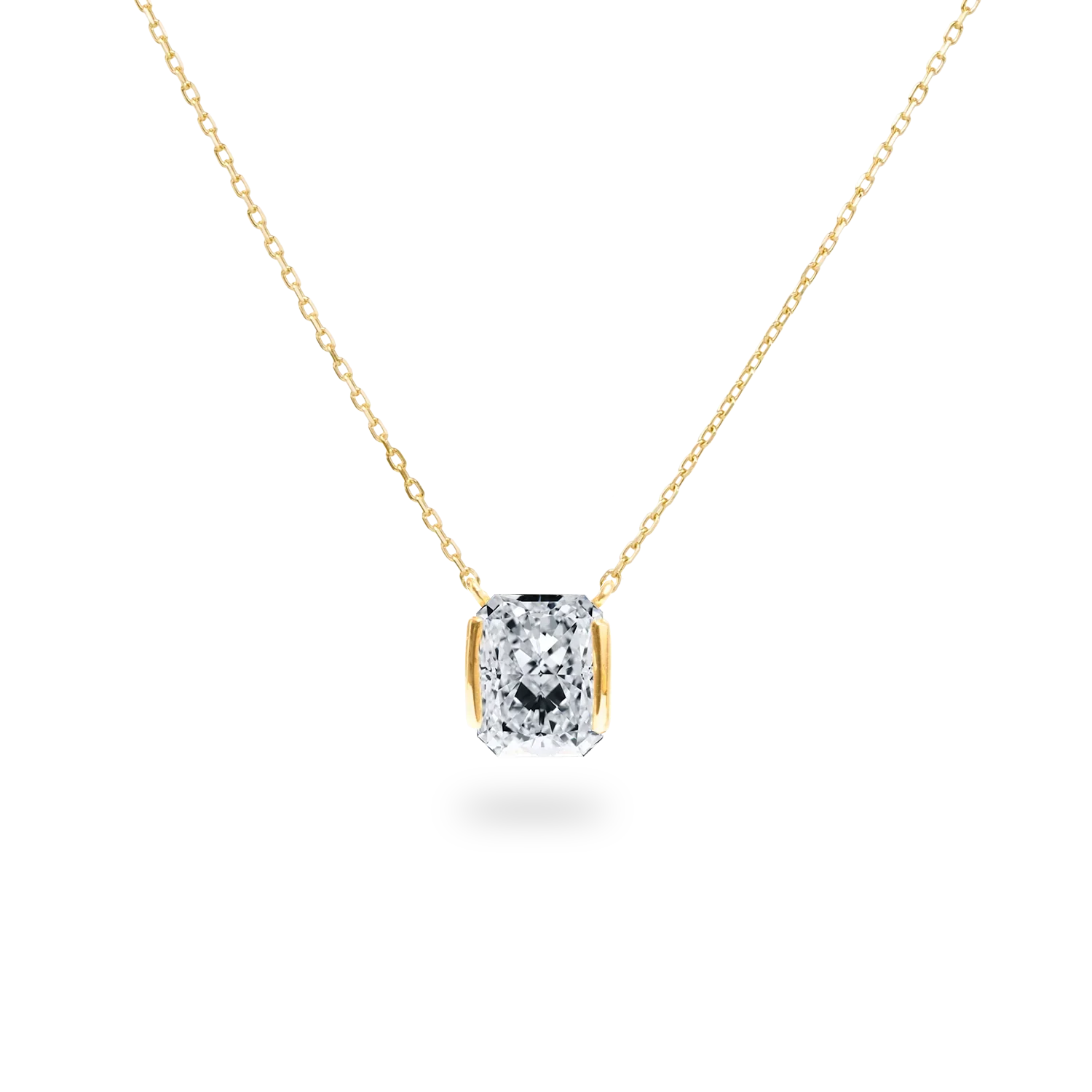 Facet 1ct Radiant Necklace