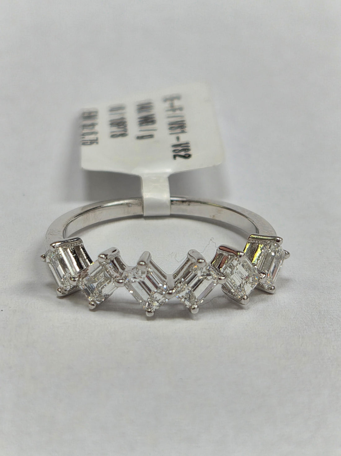 Jordan 6 emerald cut ring