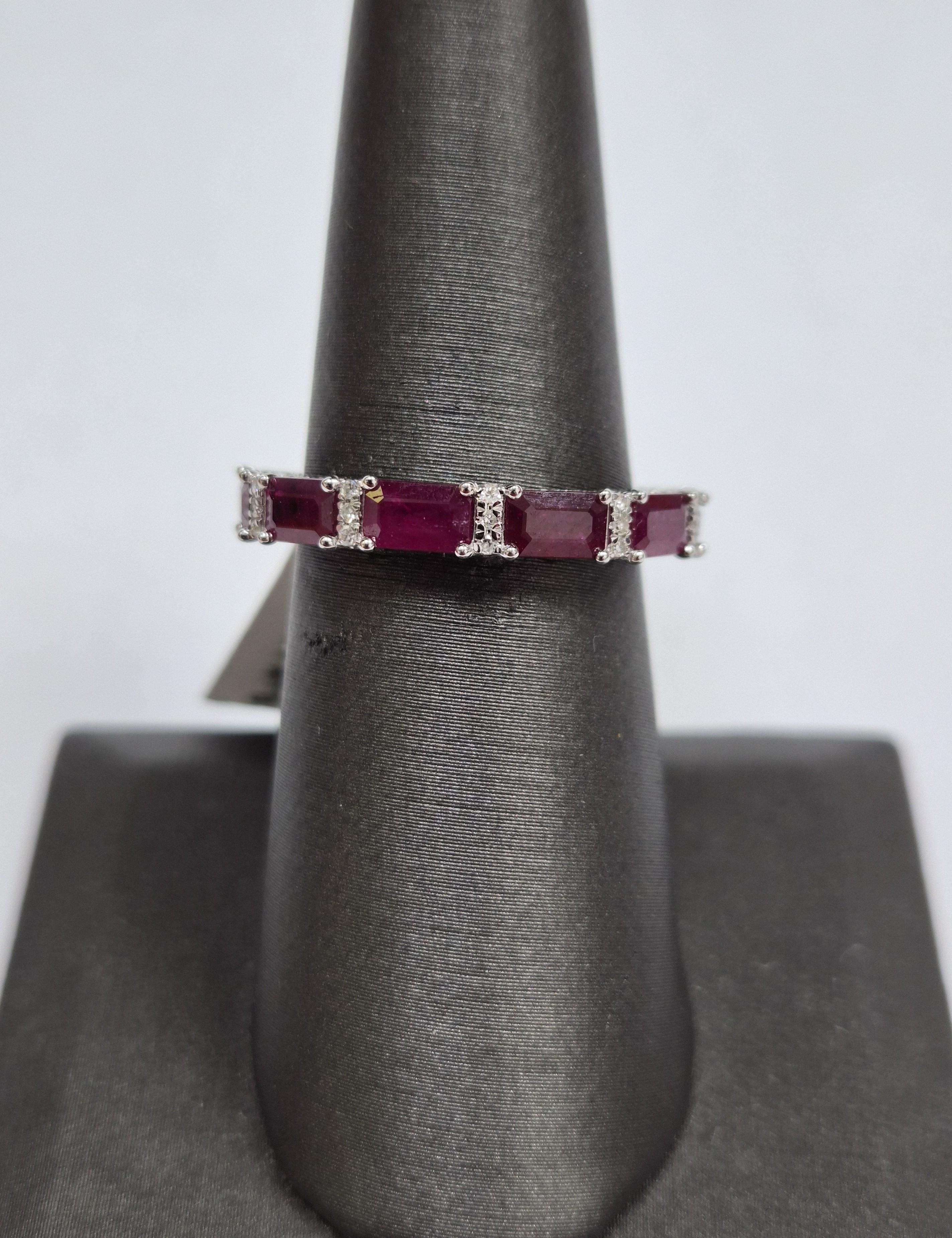 ruby hudson half band eternity ring