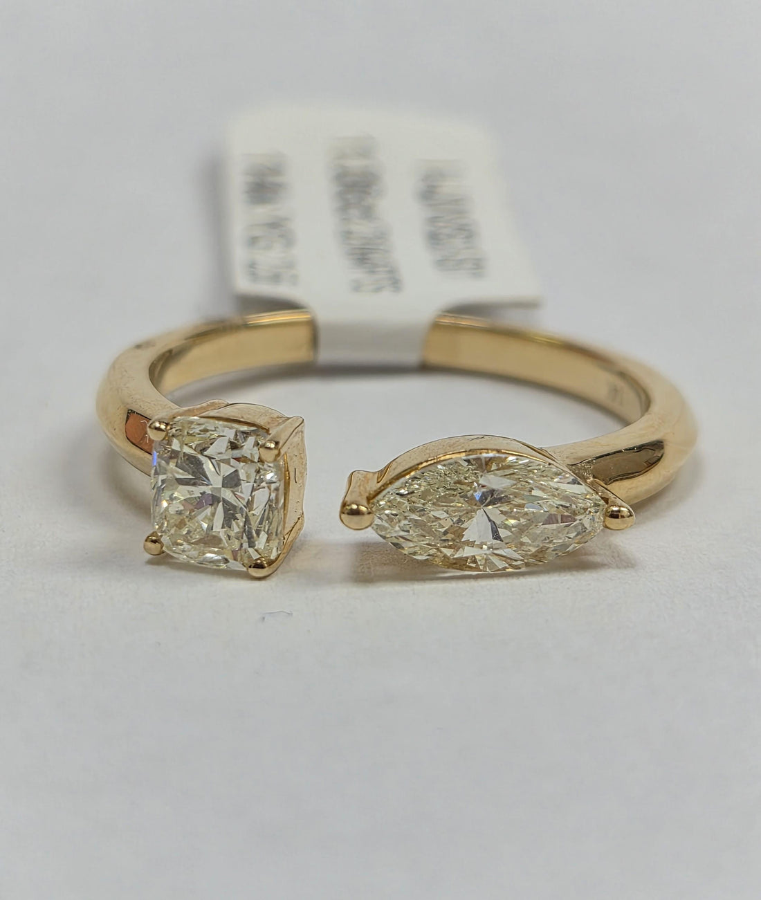 Titanic multi shape Diamond 14K Ring 1.06ct T/W