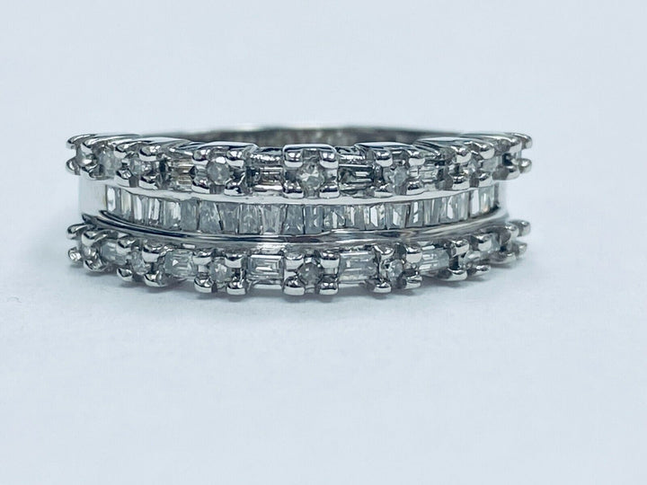 0.50 tcw Cocktail Ring with White na Diamonds in 10K white gold