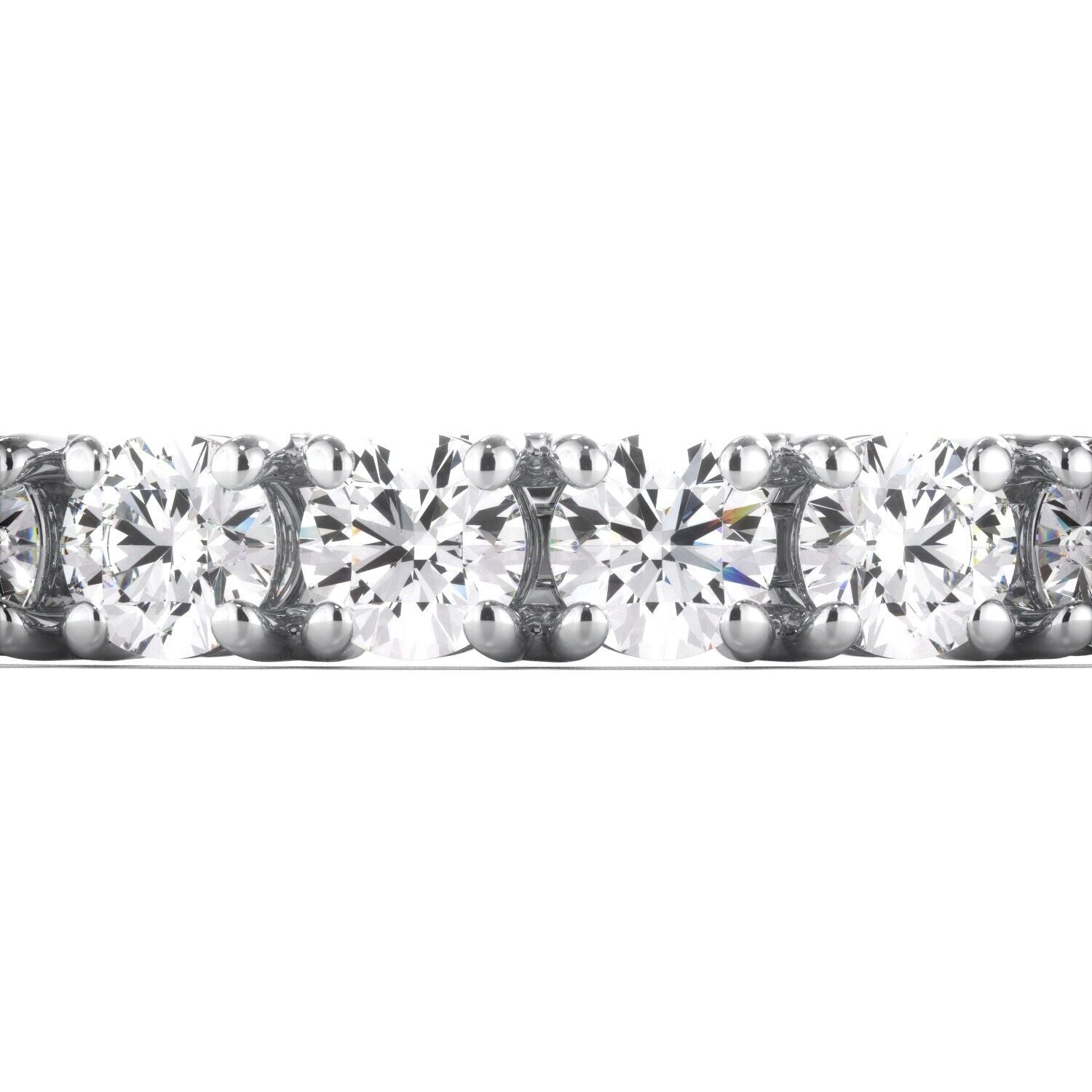 Lab Grown Diamond Tennis Bracelet D-E VS1-VS2 14K White Gold 2.70cttw 4 Prong