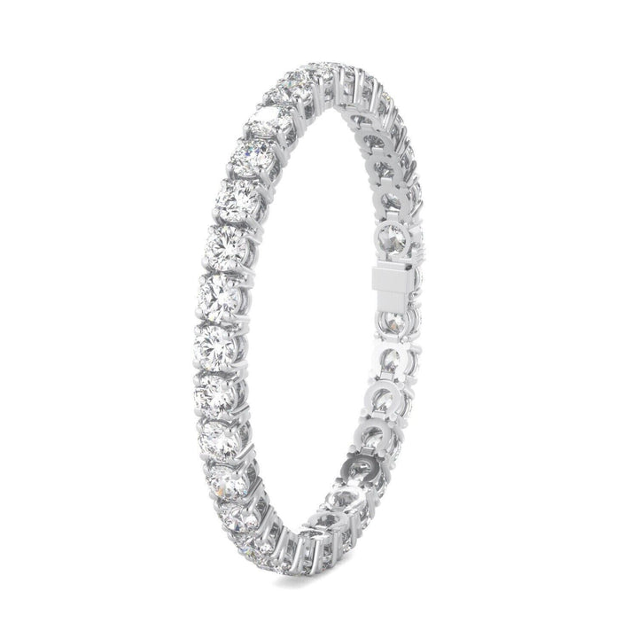 Lab Grown Diamond Tennis Bracelet D-E VS1-VS2 14K White Gold 3.63cttw 4 Prong