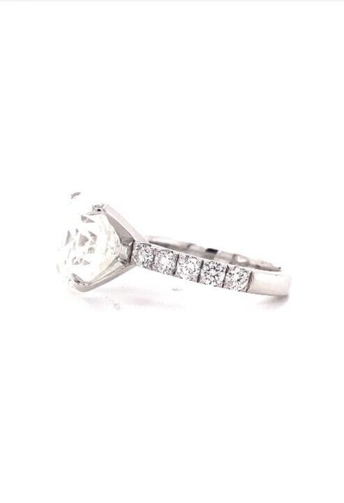 14K Gold 7.03 ct Round Cut Diamond  Engagement Ring I I1