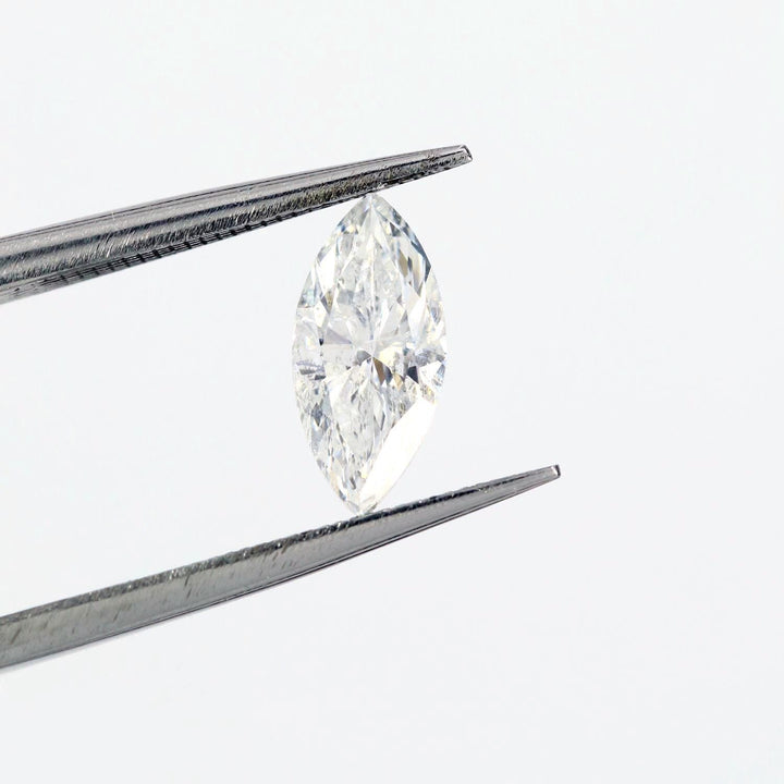 14K Gold 1.05 ct Marquise Cut Diamond Solitaire Engagement Ring E SI2