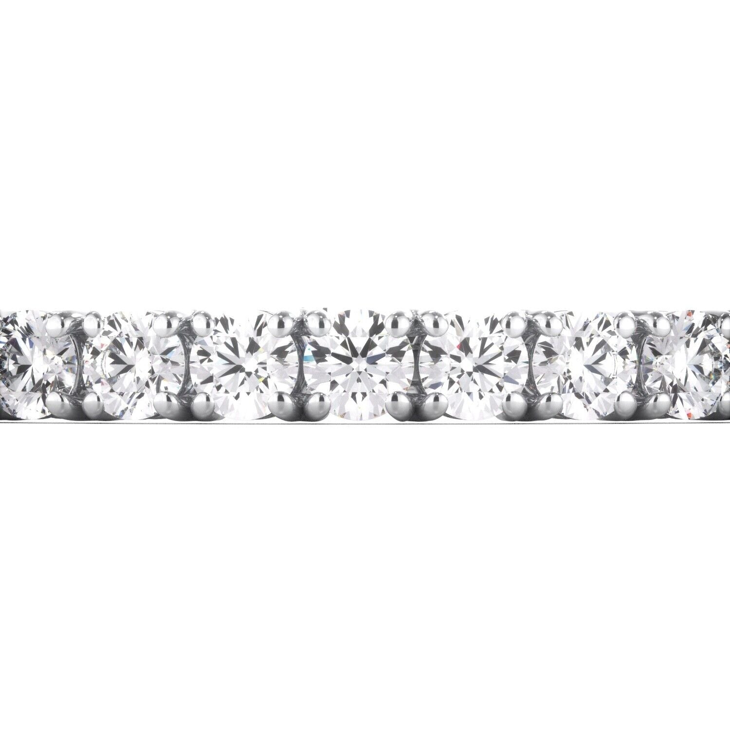 Lab Grown Diamond Tennis Bracelet D-E VS1-VS2 14K White Gold 9.58cttw 4 Prong