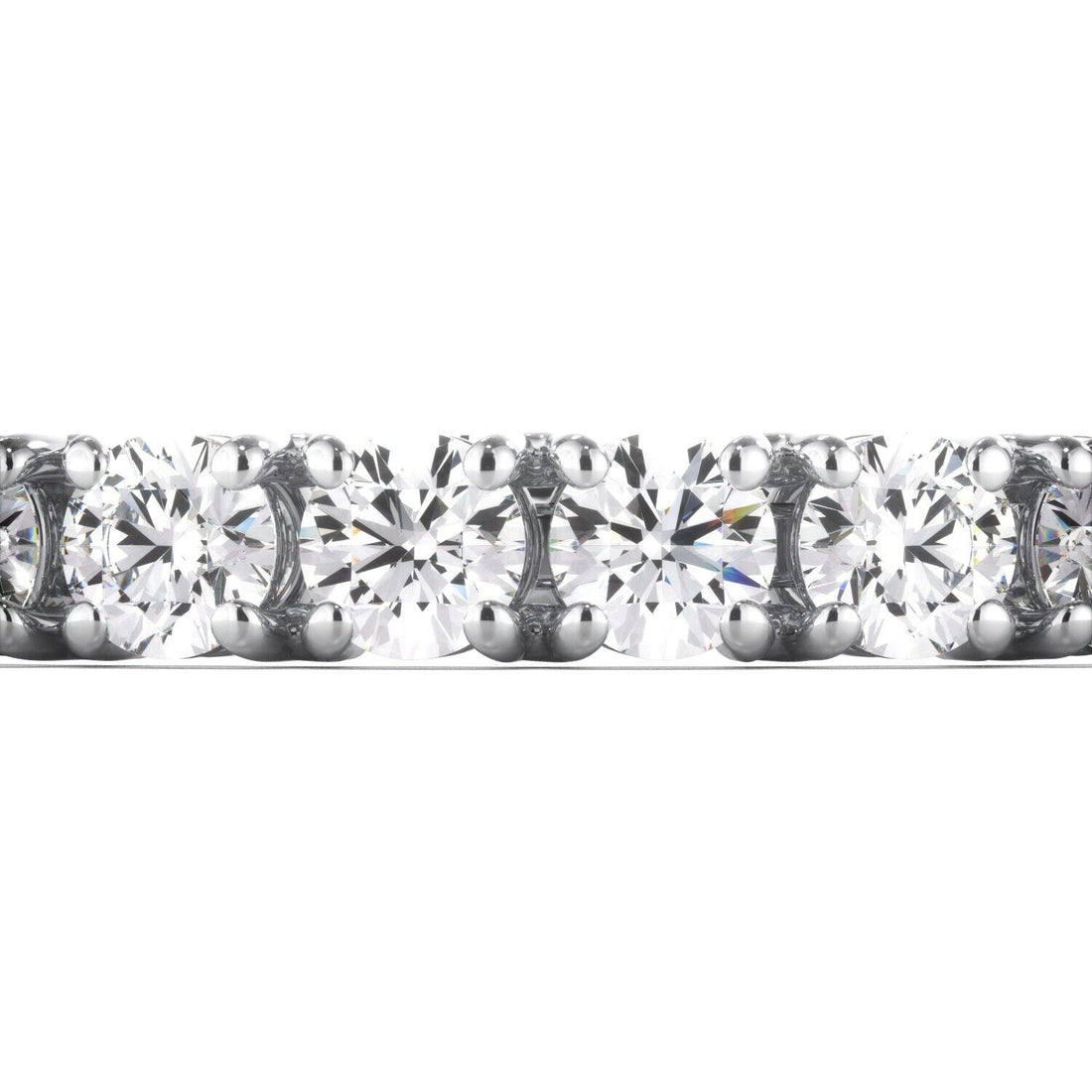 Lab Grown Diamond Tennis Bracelet D-E VS1-VS2 14K White Gold 3.40cttw 4 Prong