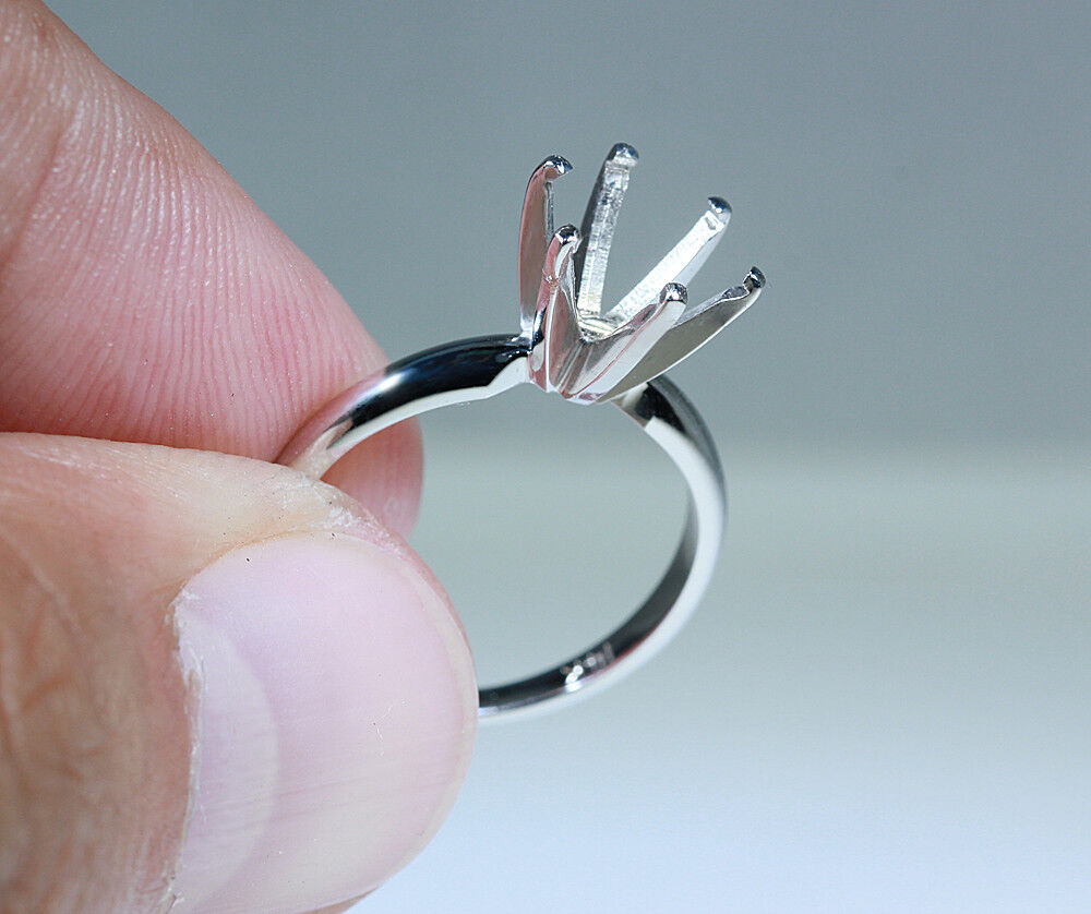 14K Gold 1.15 ct Cushion   Cut Diamond Solitaire Engagement Ring D I1