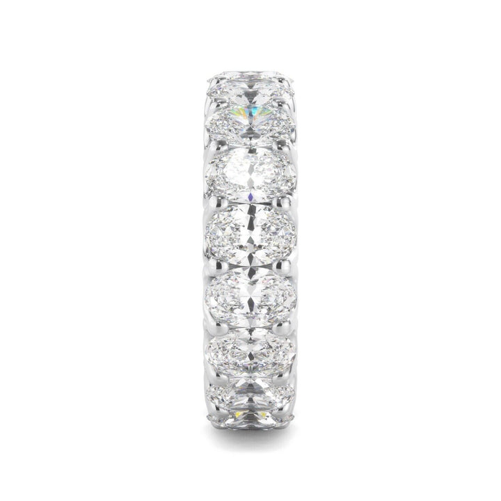 Lab Grown Diamond Eternity Ring D-E VS1-VS2 18K White Gold 1.84cttw Size 6