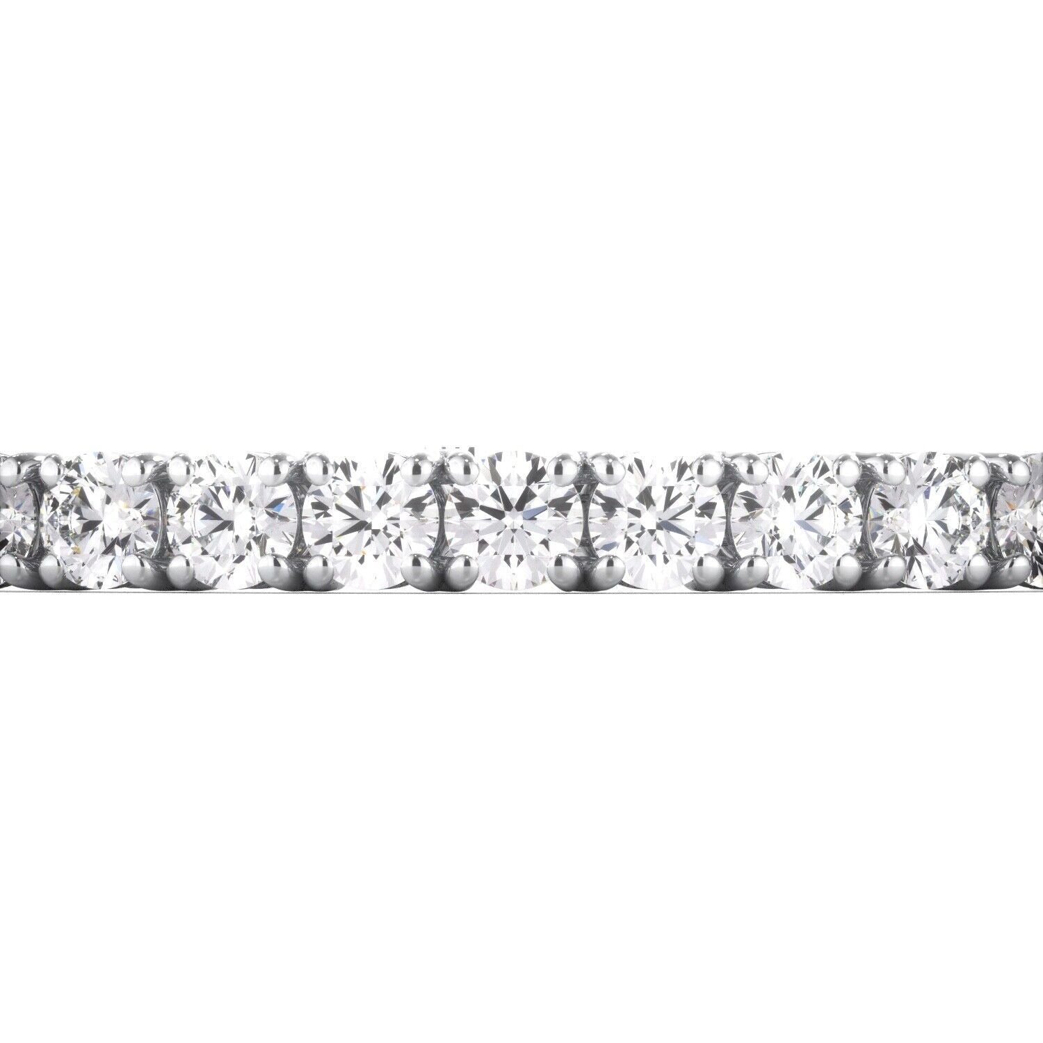 Lab Grown Diamond Tennis Bracelet D-E VS1-VS2 14K White Gold 8.40cttw 4 Prong