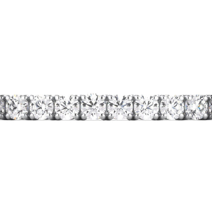 Lab Grown Diamond Tennis Bracelet D-E VS1-VS2 14K White Gold 4.89cttw 4 Prong