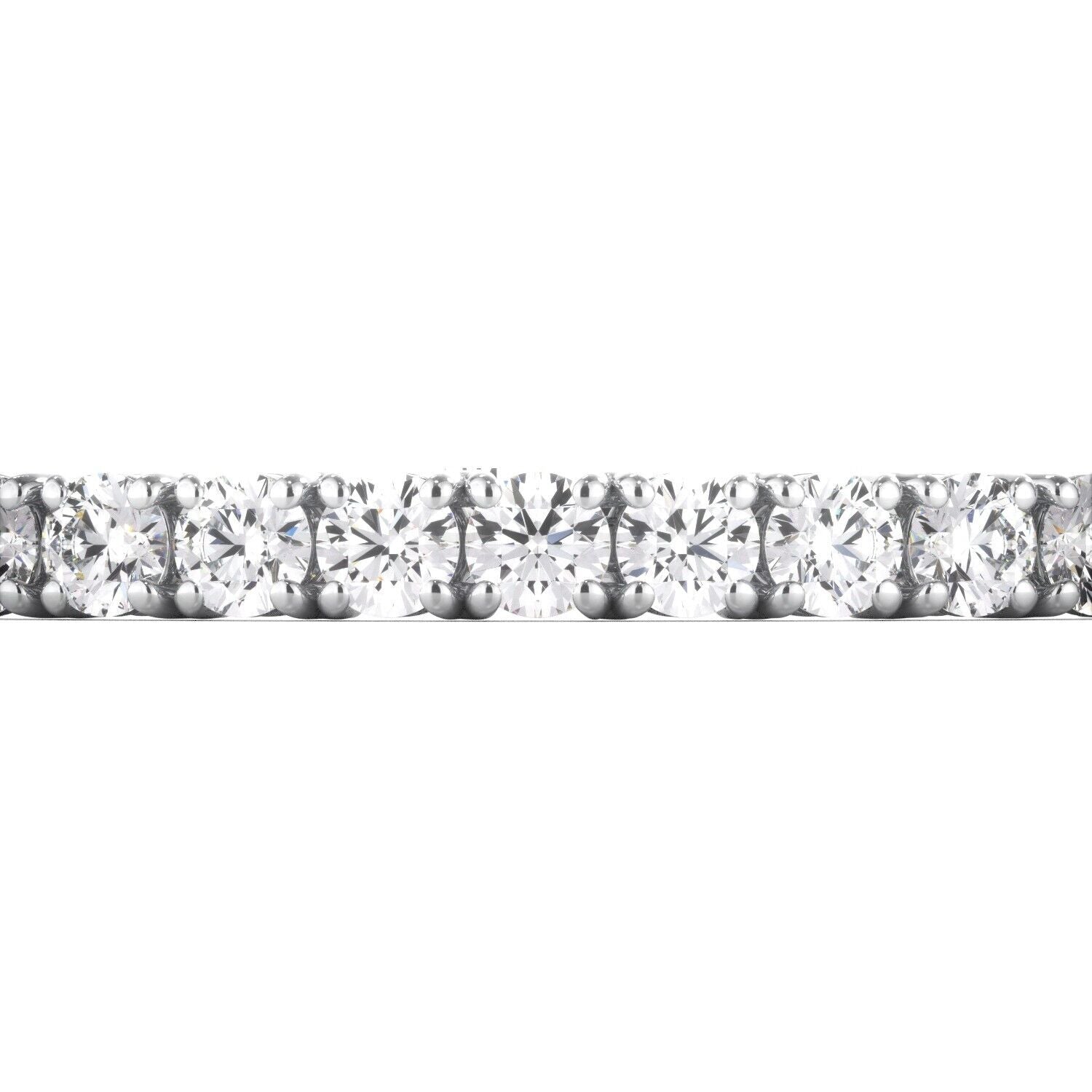 Lab Grown Diamond Tennis Bracelet D-E VS1-VS2 14K White Gold 8.20cttw 4 Prong