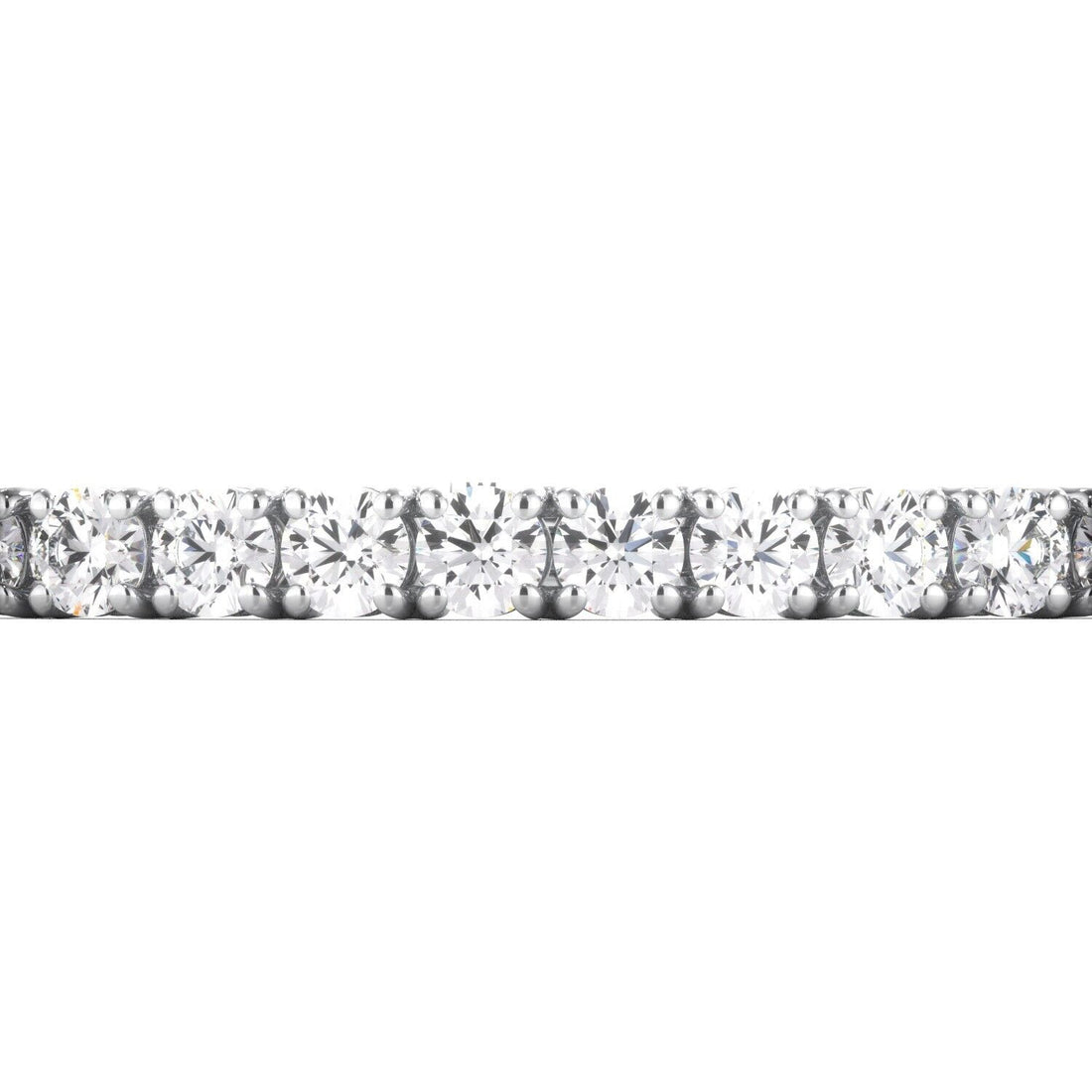 Lab Grown Diamond Tennis Bracelet D-E VS1-VS2 14K White Gold 4.14cttw 4 Prong