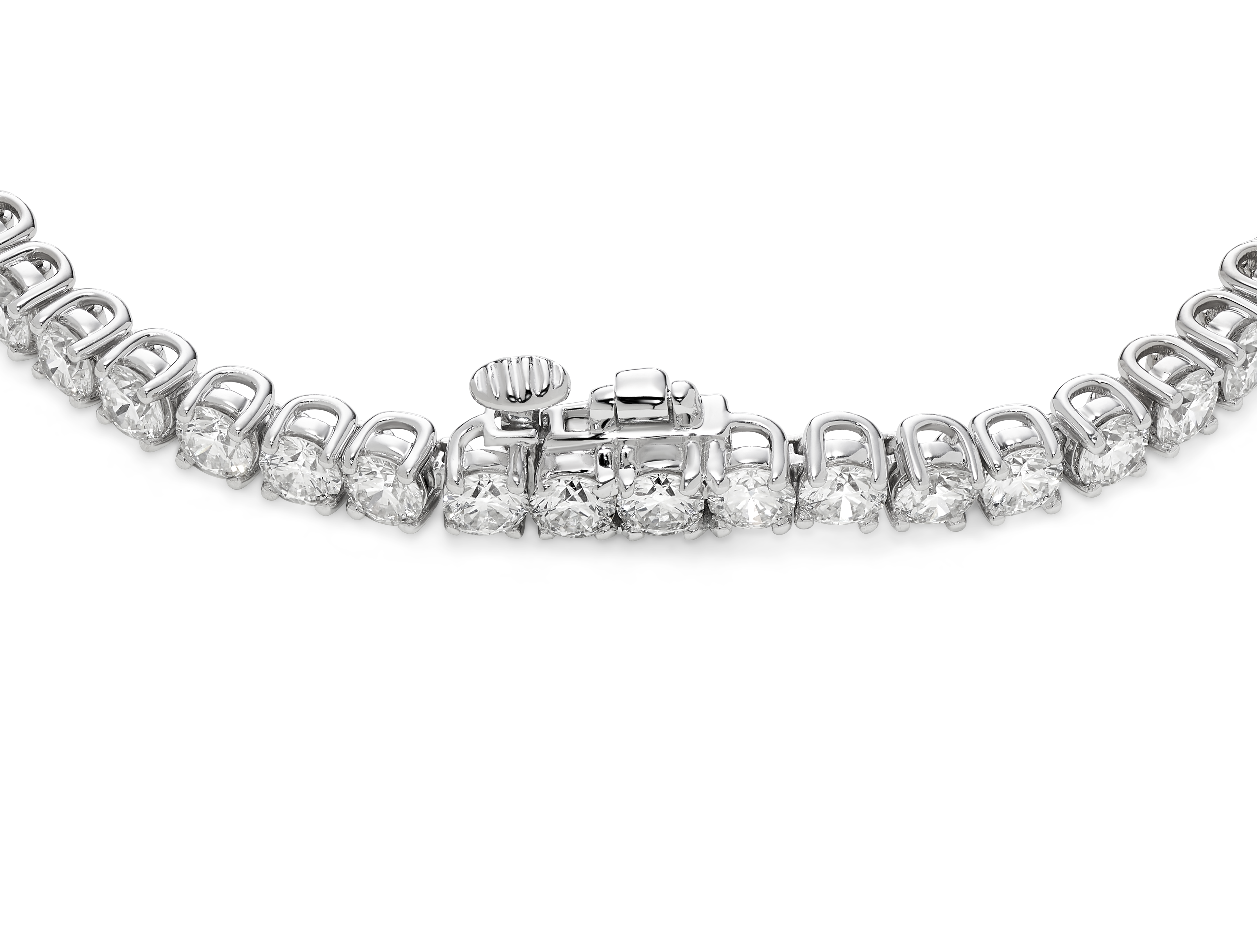 Lab-Grown Diamond Small Tennis Bracelet - E/F color, 6.5" length | White