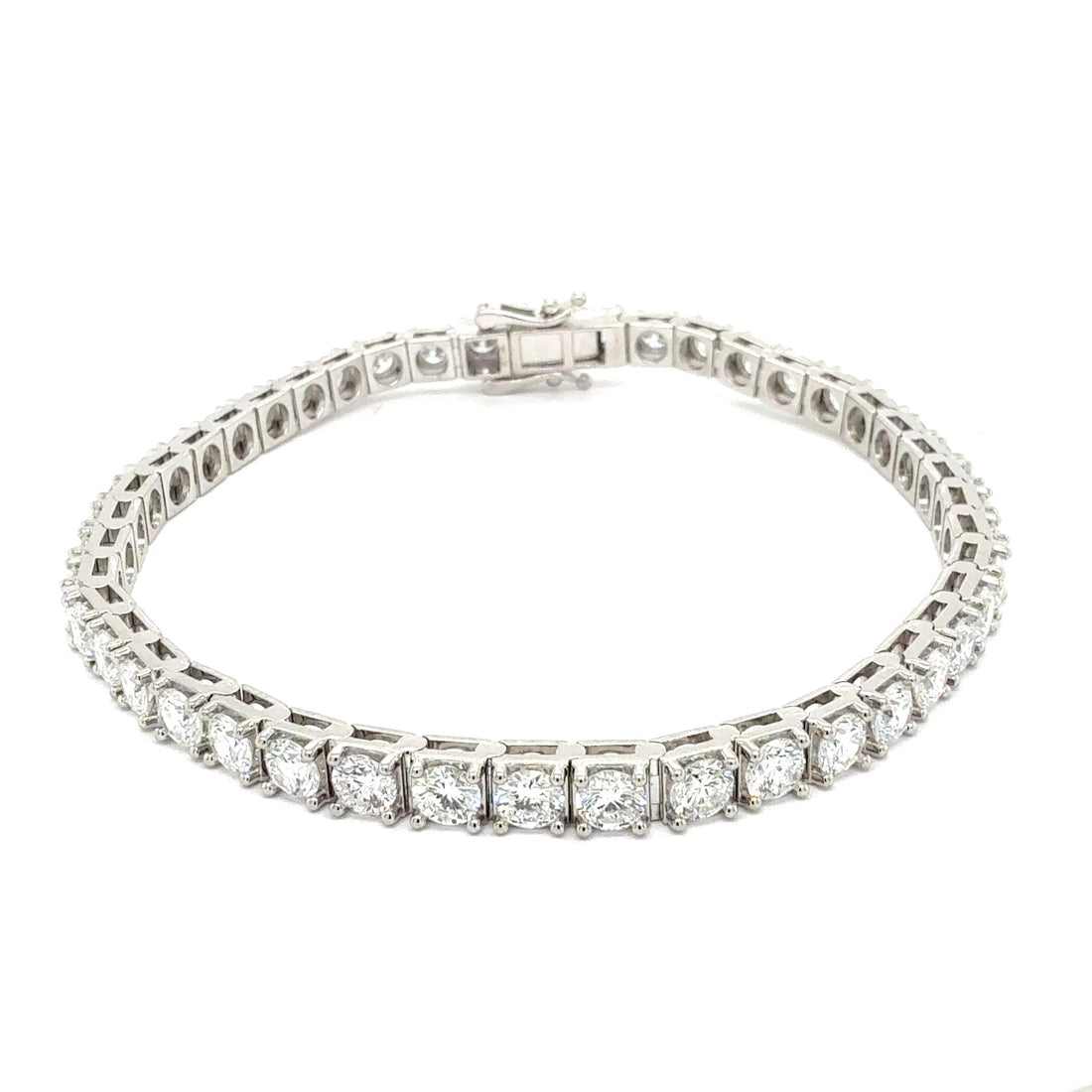 9.0ct Lab-Grown Diamond Tennis Bracelet in 14k Gold E VS1 Clarity