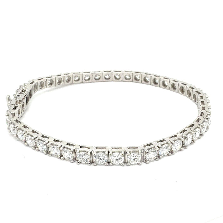 9.0ct Lab-Grown Diamond Tennis Bracelet in 14k Gold E VS1 Clarity