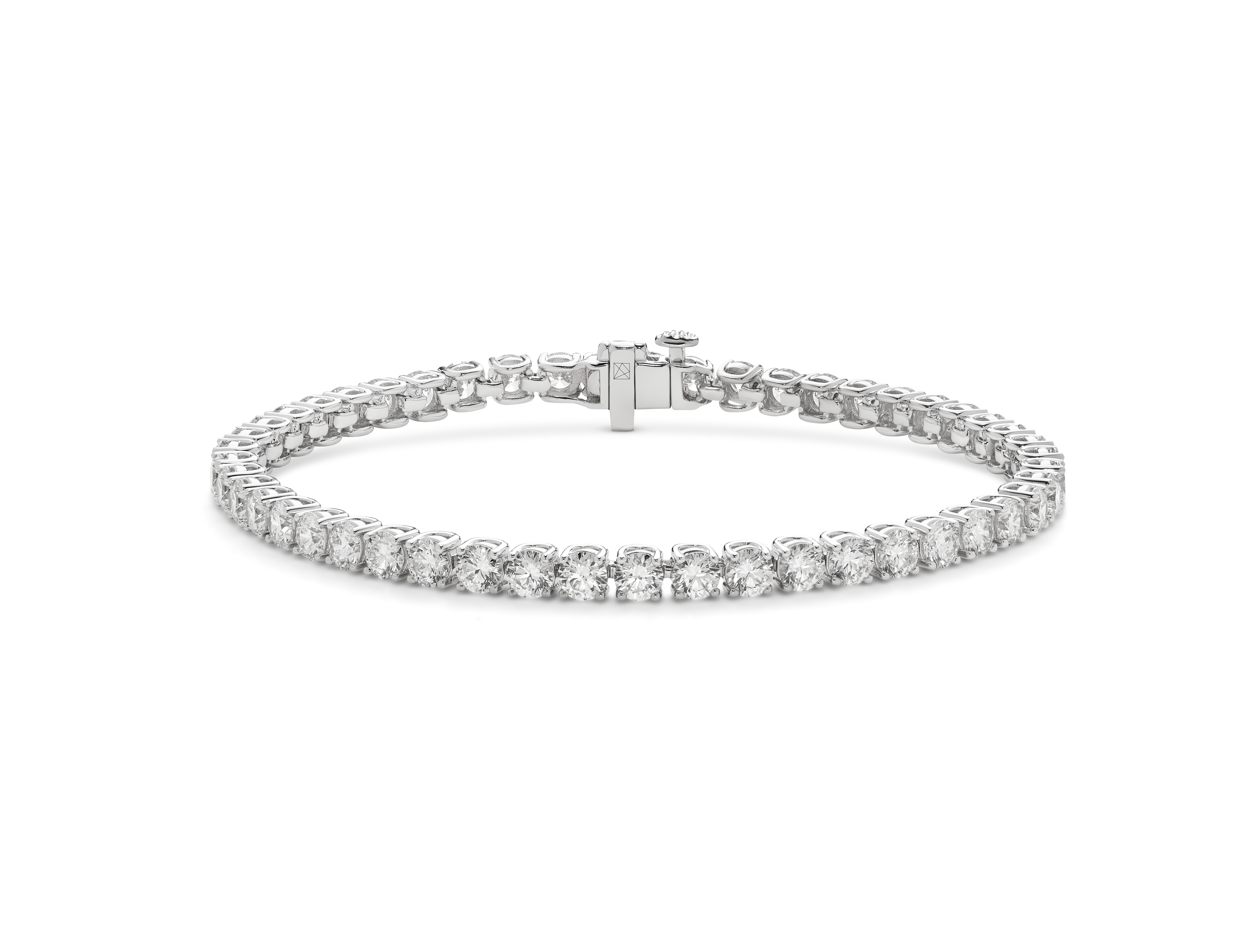 Lab-Grown Diamond Medium Tennis Bracelet - E/F color, 7" length | White