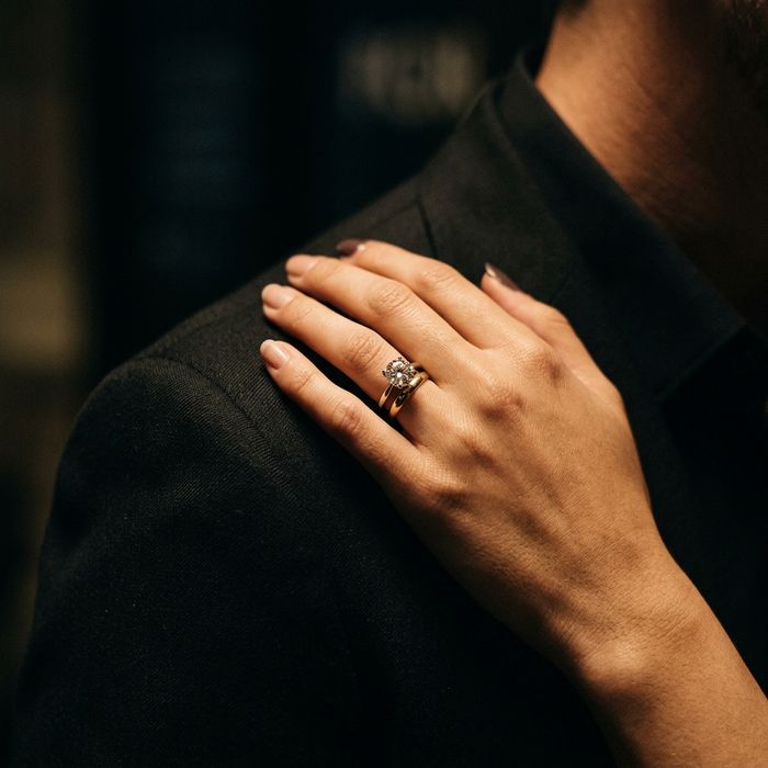 Oval Solitaire, worn