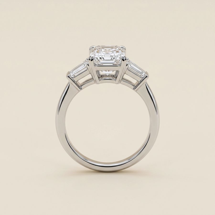 Emerald Three-Stone