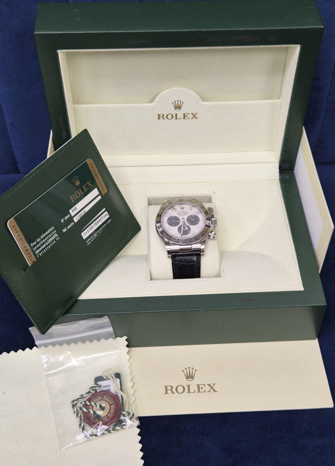 Rolex Oyster Perpetual 116519 Men's Watch 18k Gold 40mm 2020