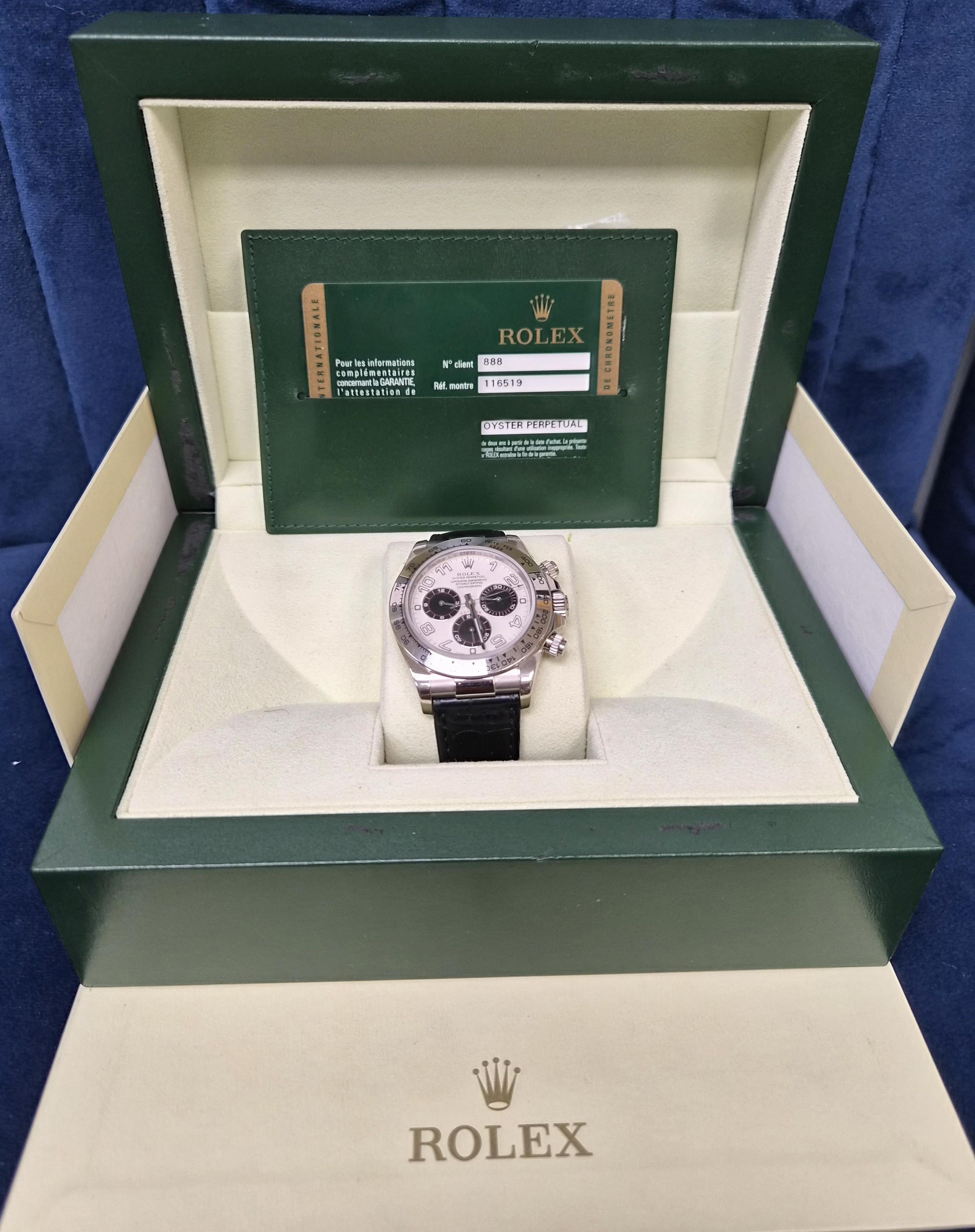 Rolex Oyster Perpetual 116519 Men's Watch 18k Gold 40mm 2020