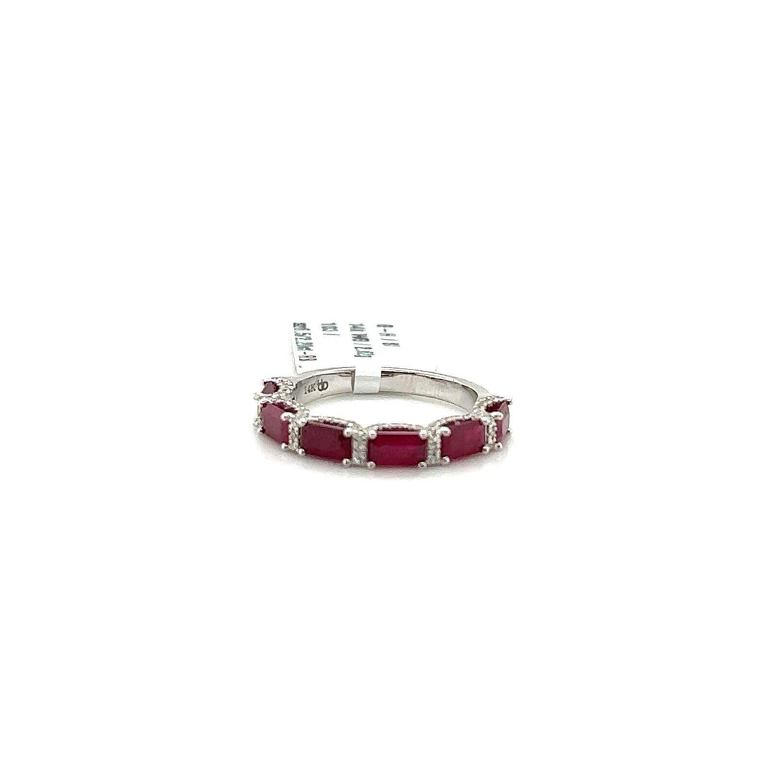 Ruby Hudson half band eternity ring