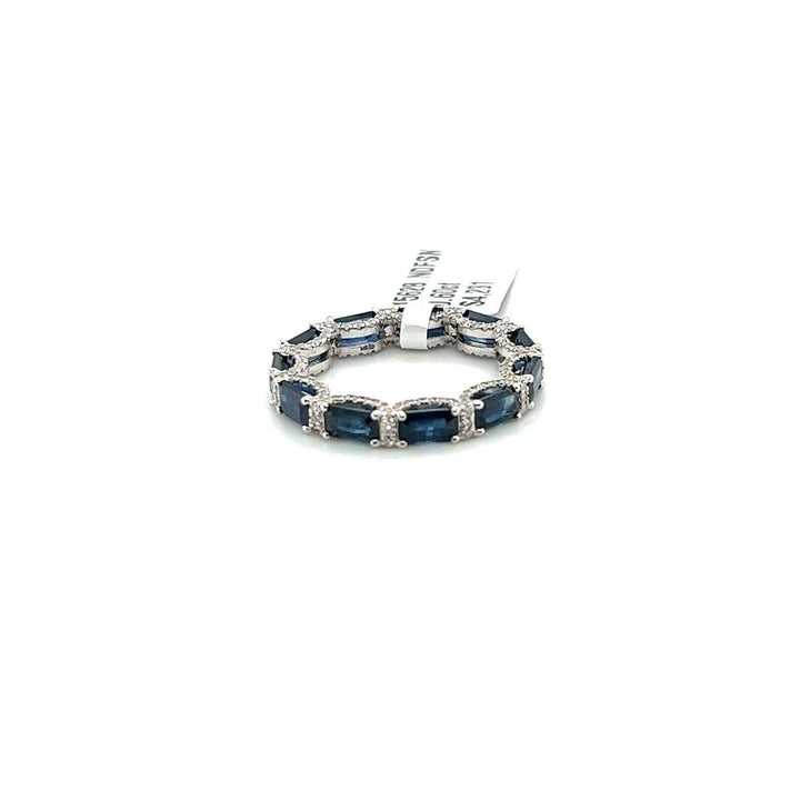 sapphire Hudson eternity band
