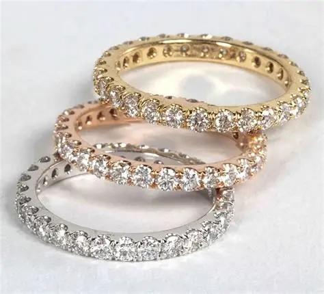 Natural 0.65tcw Rose Gold eternity Diamond band.